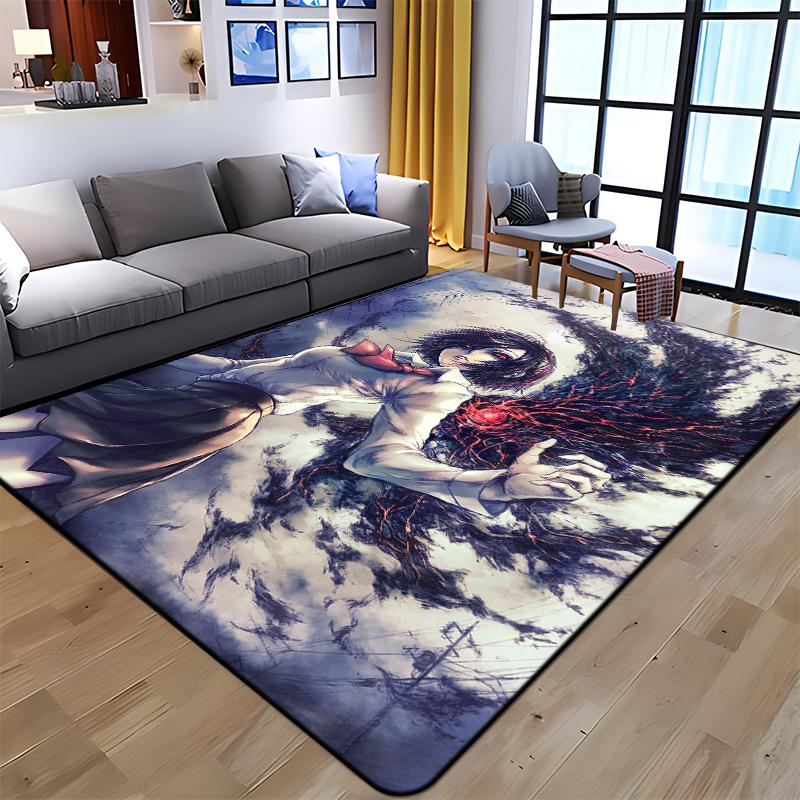 Anime Tokyo Ghoul Kunst Gedruckt Teppich für Wohnzimmer Große Fläche Teppich Weiche Matte E-sports Stuhl Teppiche Alfombra Geschenke Dropshopping
