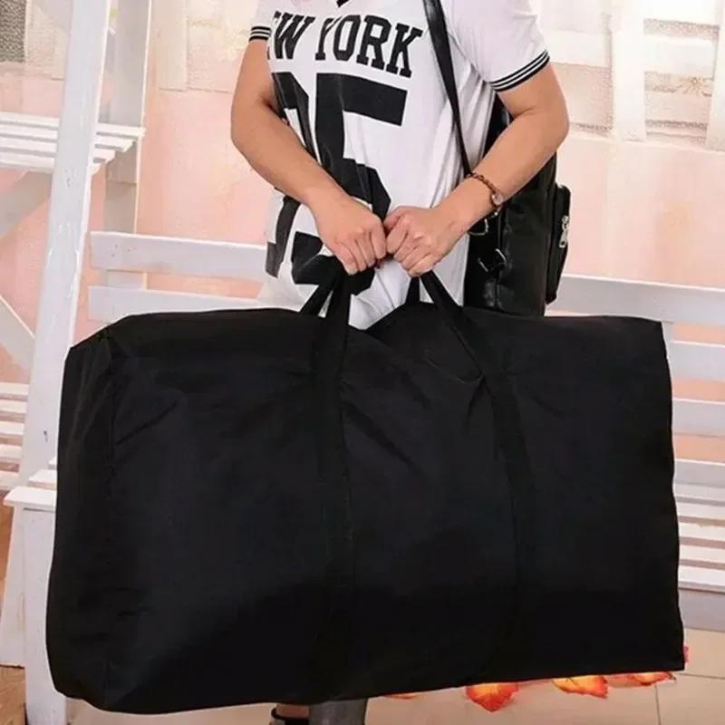 Large Waterproof Moving Luggage Bags Laundry Shopping Bag Non-woven Fabric Cubes  Home Storage Packing Tool  Clothes Organizer