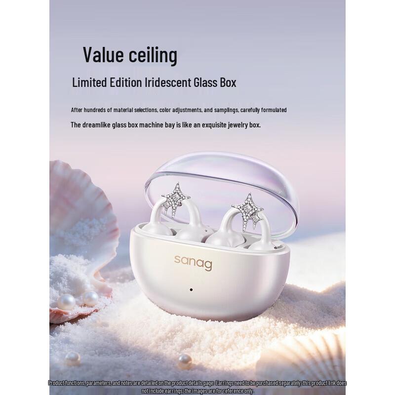 SANAG S6S Nova Ear Clip Bluetooth Headset