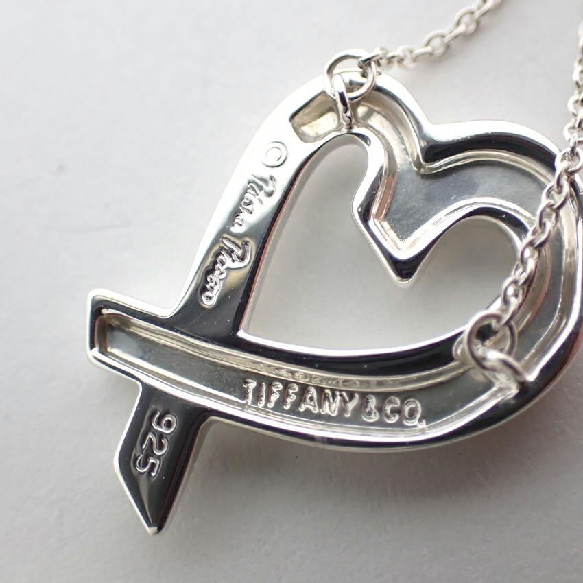 [Used] TIFFANY/Tiffany 925 Loving Heart Pendant/Necklace/j70-3