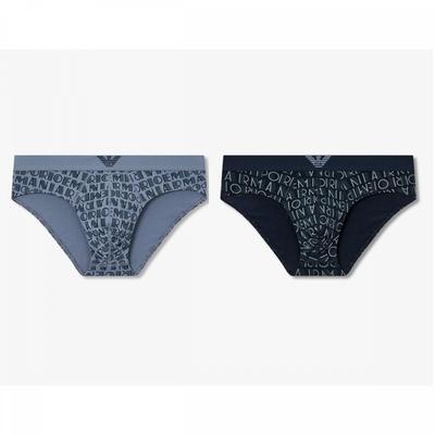 Men S Banded Patterned Cotton briefS 2pc Set 0815311039 081531104