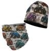 Comple Bambino Cappello+Scaldacollo 92-104 Per Ragazzo 46-50 Autunno Con Trattorini
