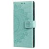 For Samsung Galaxy S24 Ultra Case PU Leather Mandala Flower Stand Cover with Strap