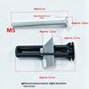 1/2 Pcs Toilet Seat Bolt Kit Anti-corrosion Universal Screw Set for DIY Bathroom Toilet Cover Repair Home Renovation Use