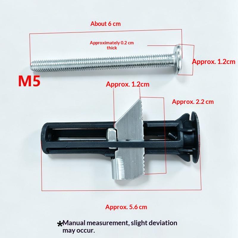 1/2 Pcs Toilet Seat Bolt Kit Anti-corrosion Universal Screw Set for DIY Bathroom Toilet Cover Repair Home Renovation Use