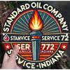 Vintage Standard Oil Porcelain Enamel Metal Sign Retro Garage Bar Wall Decor