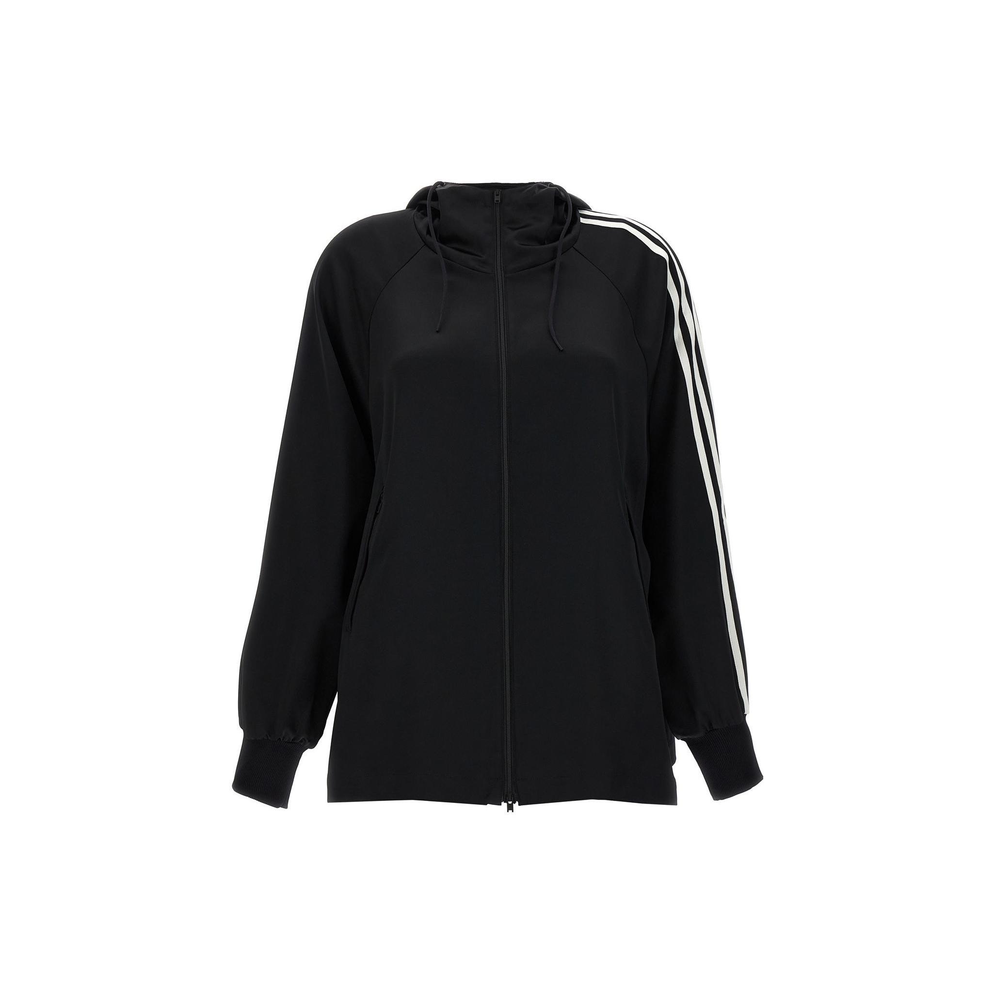 (WMNS) adidas x Y-3 Tech Silk Zip Hoodie Asia Sizing Black White Women s IQ1798 XS