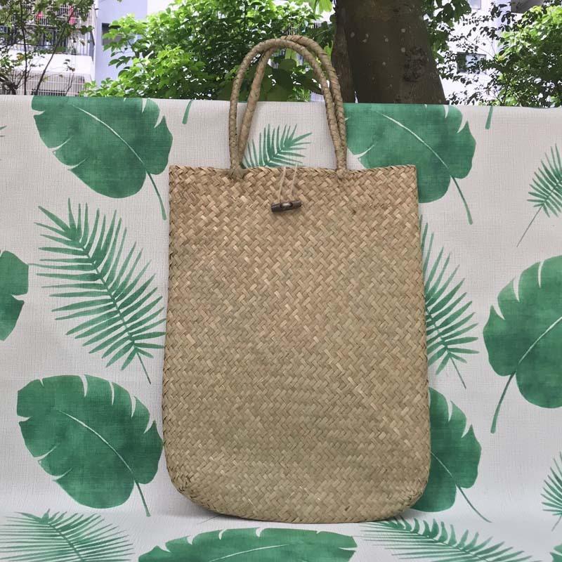 Модная однолямочная сумка-кроссбоди из плетеной травы настольная корзина для хранения в прихожей большая вместительная сумка для туристических покупок 2790₽