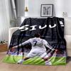 Ronaldo's Legacy Football Blanket Soft Warm Cozy Suitable for Bed Picnics Sofa for All Seasons Stylish Decor Suitable for Gifting Relatives and Friend