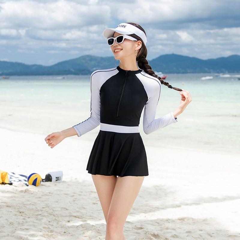 UV Protection Long Sleeve Rash Guard Set Women Men - Quick Dry Swimwear Beach Vacation Snorkeling Water Sports