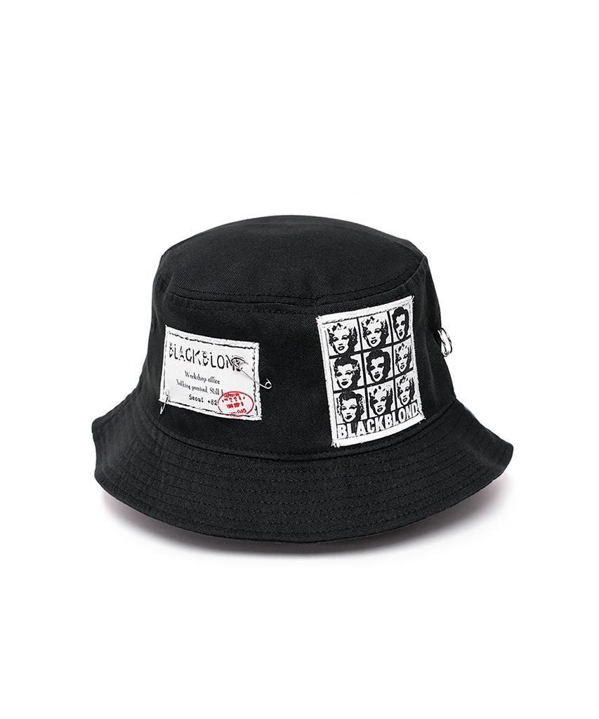 BLACKBLOND Vividi Envy Patch Bucket Hat (Black)
