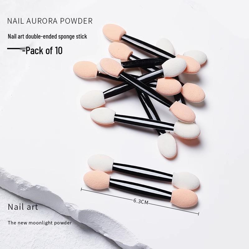 KaSi Nail Art Aurora Mirror Powder - High-Shine Whitening Glitter for Luxurious Nail Decoration