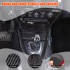 For BMW 6 Series E63 E64 2004-2009 Soft Carbon Fibre Car Center Console Cigarette Lighter Frame Panel Trim Sticker Accessories