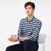 Goldlion GY Men's Casual Plaid Long-Sleeve Shirt
