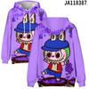 2025 New LABUBU Printed Children's Hoodie Cute Cartoon Style Girls' Hoodie Sportswear Casual Comfortable Style Top