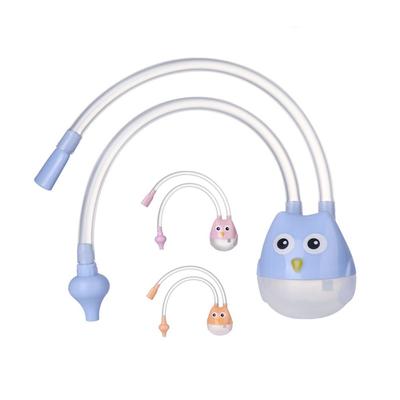 Safe Infant Baby Nasal Aspirator Silicone Pipe Vacuum Suction Nose Cleaner Tool