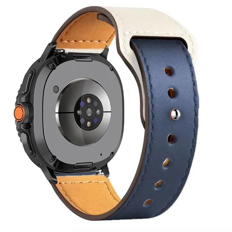 Pro Samsung Galaxy Watch 8 classic Řemínek 46mm 44mm 40mm Ultra 47mm Náhradní pásek Kožený náramek correa Galaxy Watch 8 Řemínek