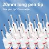 4 szt./zestaw Markery z długą końcówką do głębokich otworów 20 mm do metalu, pisak perforujący, wodoodporny, do dekoracji łazienki, obróbki drewna