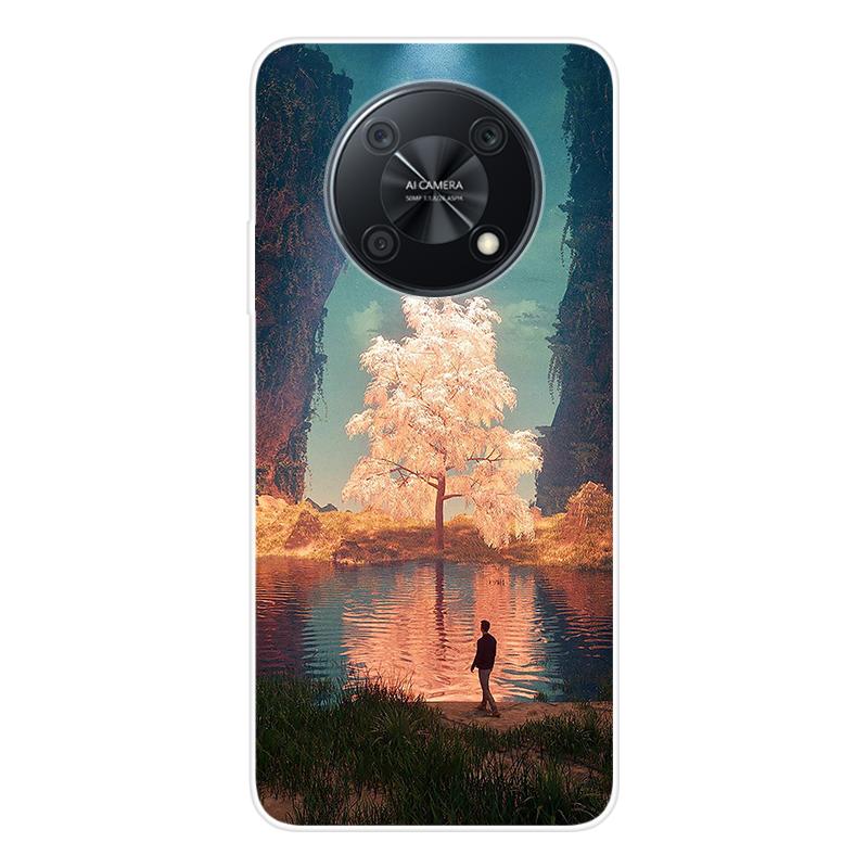 For Huawei nova Y90 Y 90 novaY90 Case Soft Silicone Back Cover Cartoon Phone Case Diversification