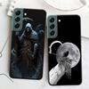 Death Grim Reaper Skull Phone Case For Samsung S25 Edge S24 FE Galaxy S22 Ultra S21 Plus S20 S23 S10 Plus Cover Silicone Soft Co
