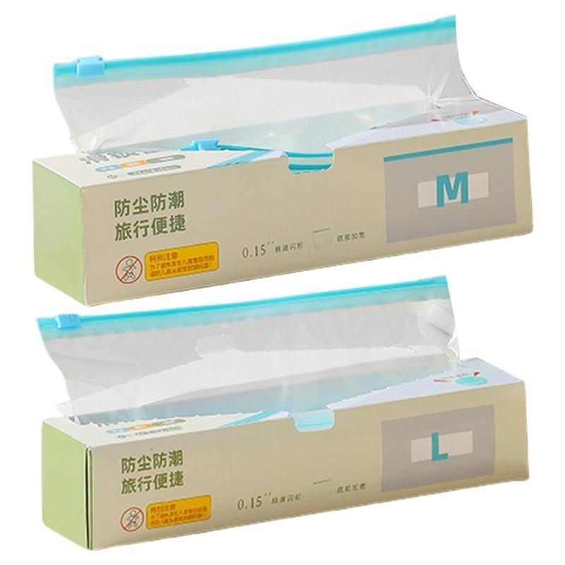 652F 20pcs Sturdy Plastic Storage Bags for Household Use and Odor Prevention