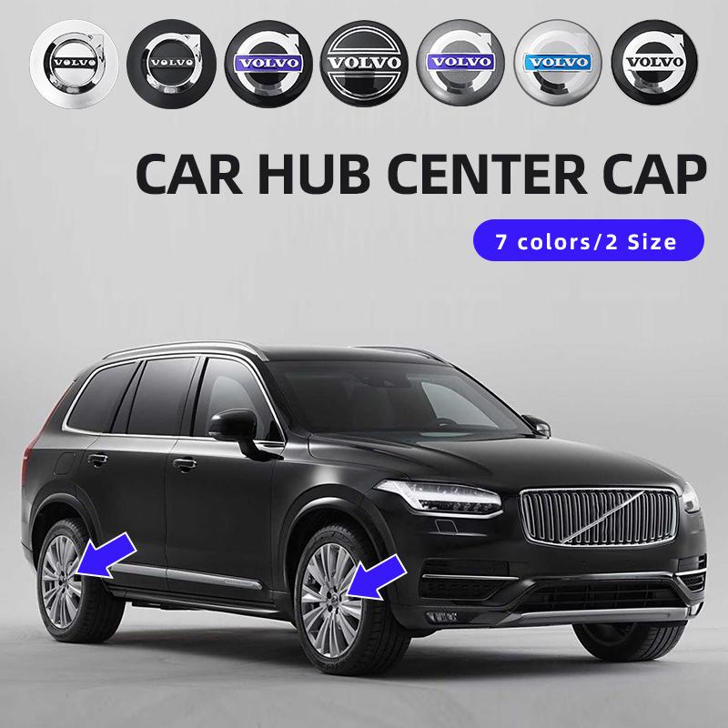 4 Stück 64mm Volvo Radnabenkappe Nabenkappe Abzeichen Emblem Aufkleber Autozubehör Für Volvo S40 S60 S80L XC60 XC90 V40 V60 V50 V90