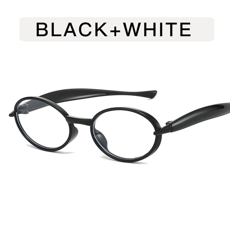 New Oval Sunglasses For Women Men Trendy Metal Frame Sun Glasses Classic Shades Uv400 Small Oval Black Sunglasses