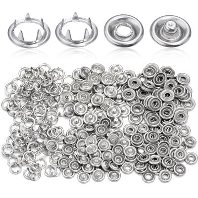 50Sets Metal Press Studs Button Iron Buttons Five Claw Buckle For DIY Crafts Clothing Bags Jewelry Making Accessories Wholesale