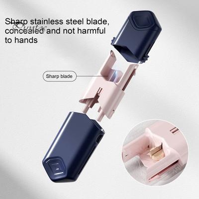 Small Pill Cutter Organizer Telescopic Design BPA-free Easy To Use Compact Size Portable Pills Cutter Splitter Tablets Dispenser