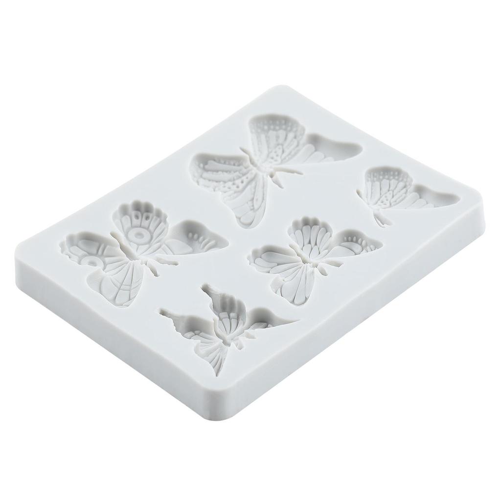 Butterfly Silicone Molds Butterfly Fondant Mold Cake Decorating Tools Cupcake Topper Chocolate Candy Craft Gum Paste Polymer Clay