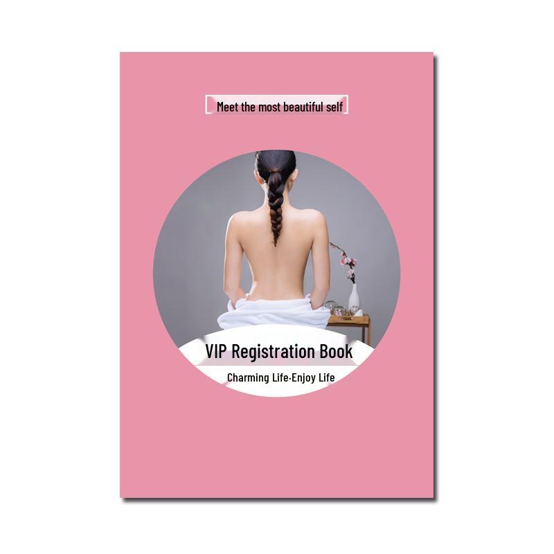 Beauty Salon Customer Record Book A4: Membership, Health, and Attendance Log