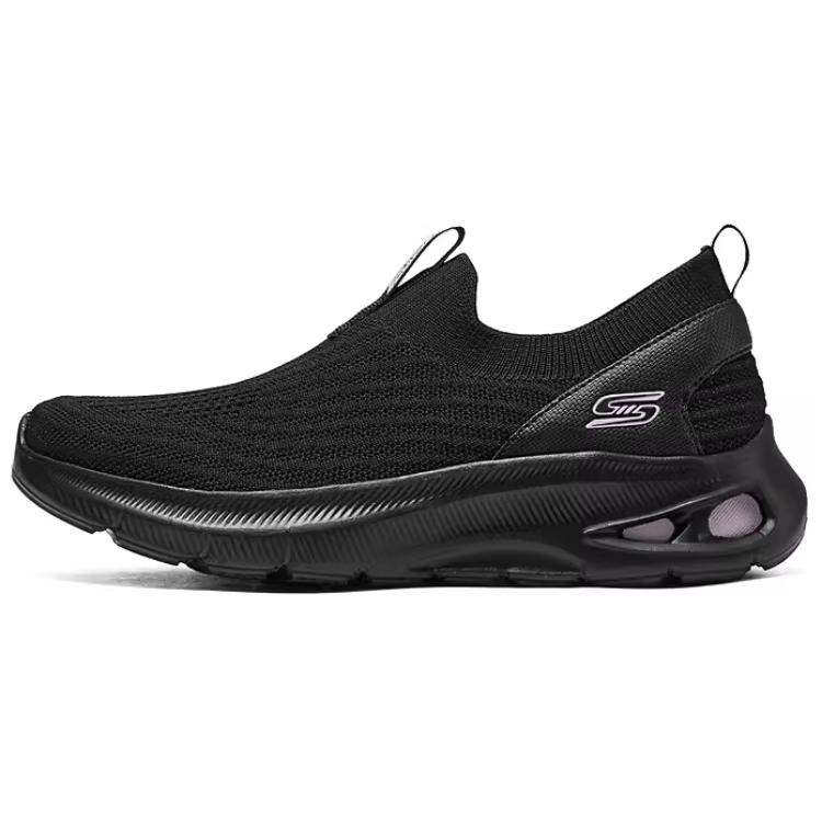 Skechers Bobs Unity Sport Мягкие Удобные Легкие Универсальные Дышащие Низкие Повседневные Кроссовки Женские Черный 117440-BBK 37