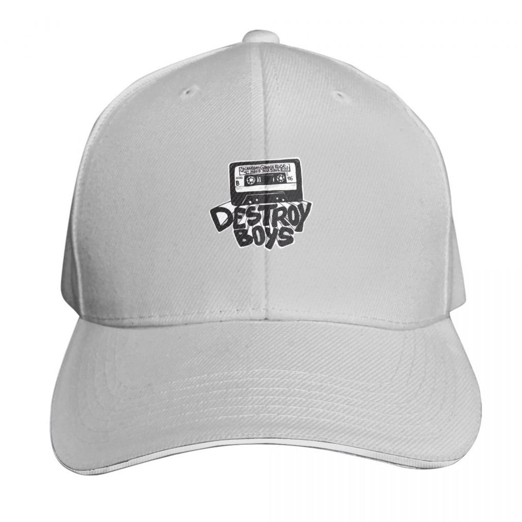 Destroy Boys Baseball Cap Streetwear Hip Hop Trendy Vintage Retro Embroidered Lightweight Packable