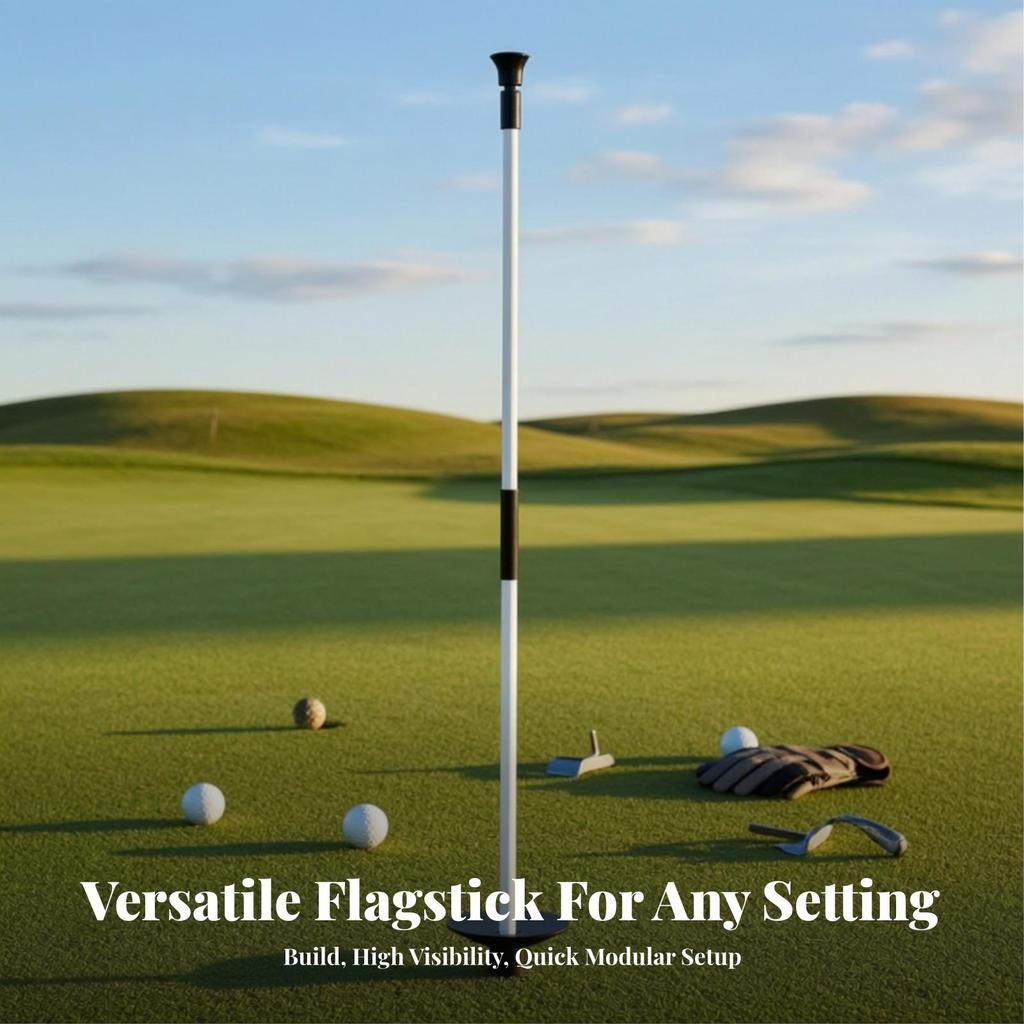 Sada golfových vlajek Přenosná putting green Pevná pro golfisty