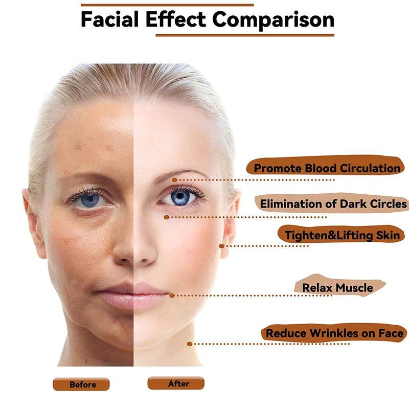 Wooden Massager for Face Wrinkle Remover Roller Facial Skin Scraping Lifting Maderoterapia Guasha Face Massager Beauty Health