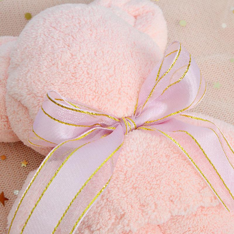 Kleine Bärenhandtuch-Souvenir-Geschenkbox für Hochzeitsfeiern, Fröhliche Überraschungen und Geschenke zum Frauentag
