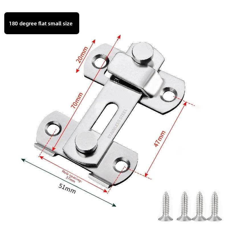 180 degree stainless steel toggle lock sliding compartment lock hardware door lock for window and closet door locks
