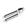 Garlic Press Stainless Steel Plastic Handle Garlic Mincer Easy Squeezing Cleaning Garlic Crusher for Kitchen Stainless Steel Color