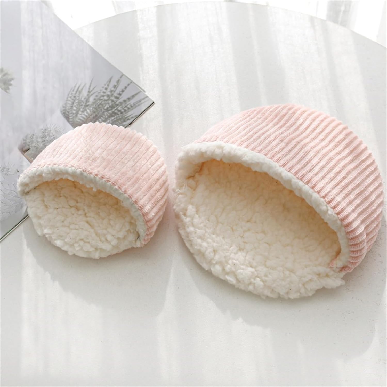 Small Animal Bed Pad with Soft Plush Pad for Hamsters and Chinchillas Small Pet Cage Bedding Warm Shelter