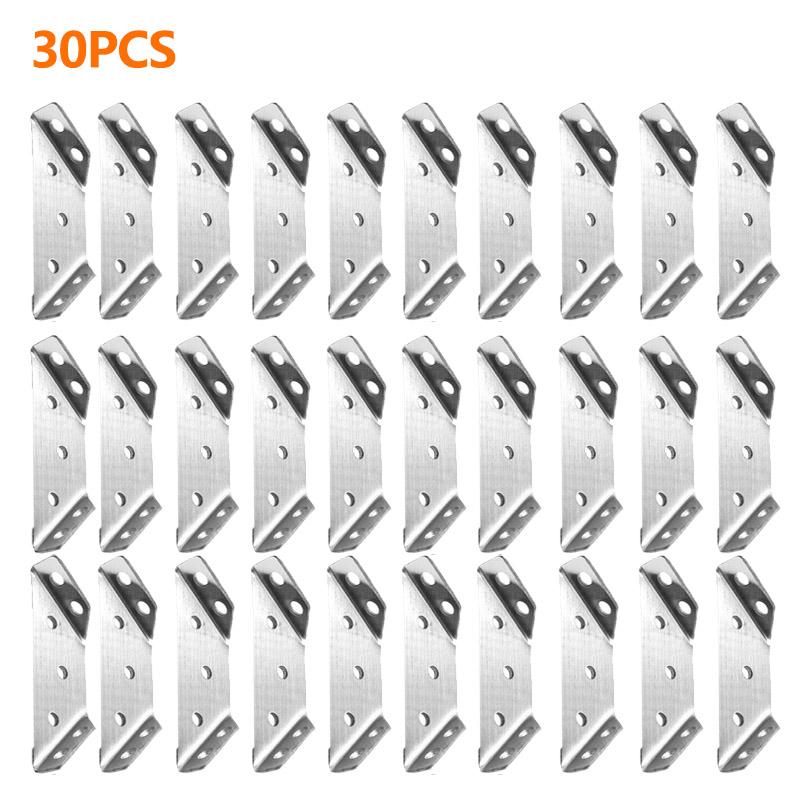 10/20/30 bucăți colțuri articulație din oțel inoxidabil unghi cod colț braț trapeziform unghi cod raft suport suport de fixare