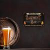 Personalized Bar Sign Metal Tin Plate Wall Art Home Garage Man Cave Decor