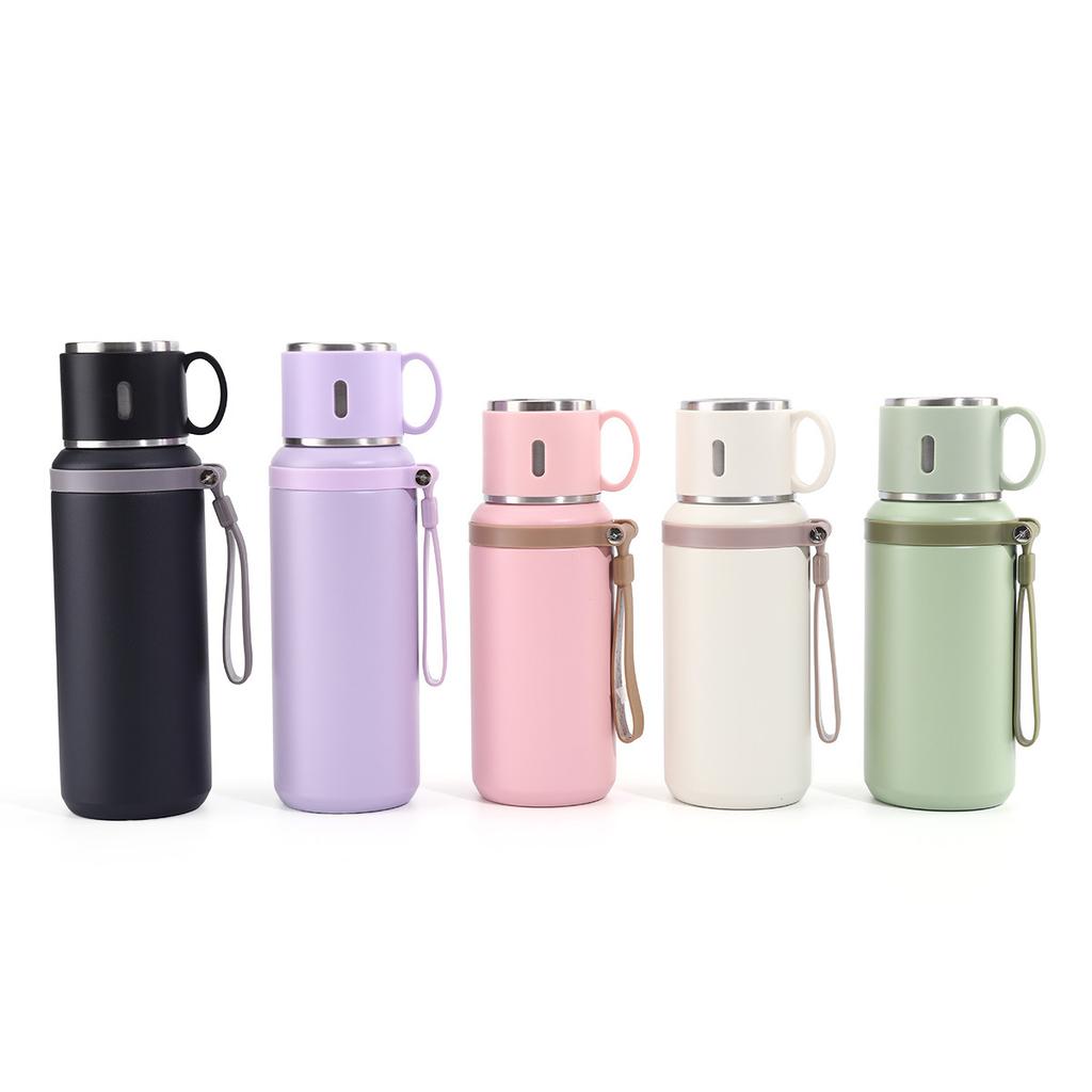 316 Double-layer Vacuum Thermos Cup Tea Infuser 6-12 Hours Heat Preservation Large Capacity Portable Household Kettle Modern