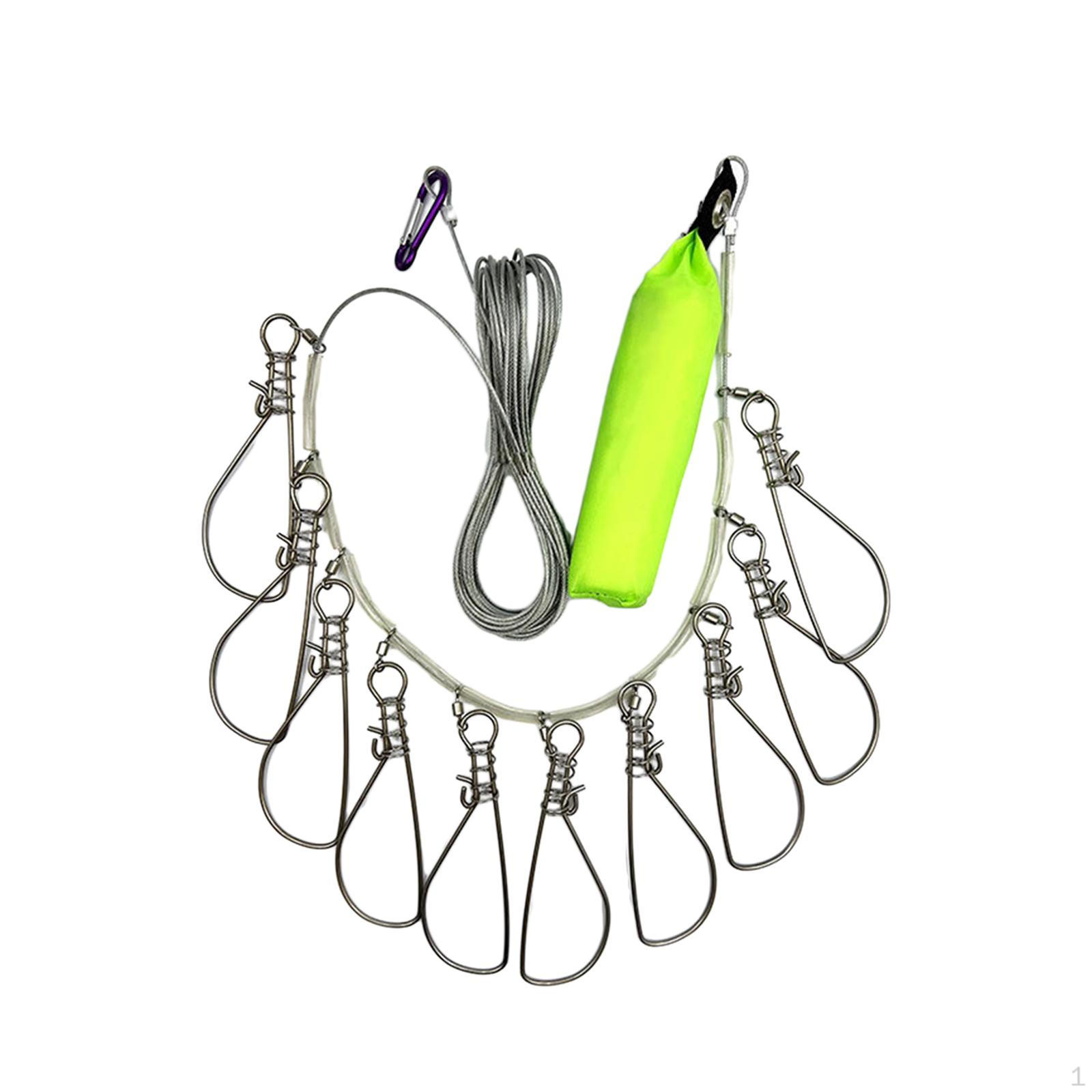 

Рыболовный стрингер для каяка Heavy Duty с пряжками для ловли форели