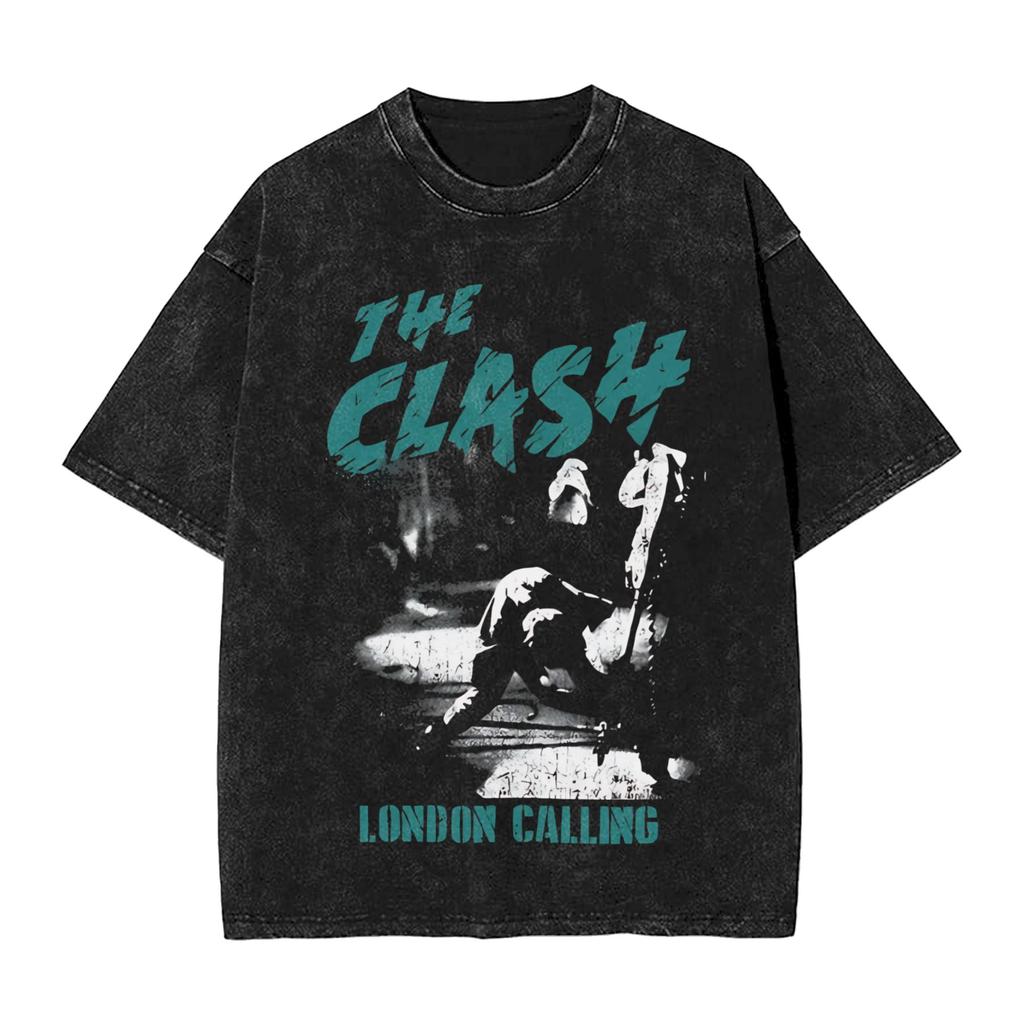 The Clash Design TShirt Trending TShirts Short Sleeve YK Basic Tops Beach Casual ONeck Plus Size Clothes