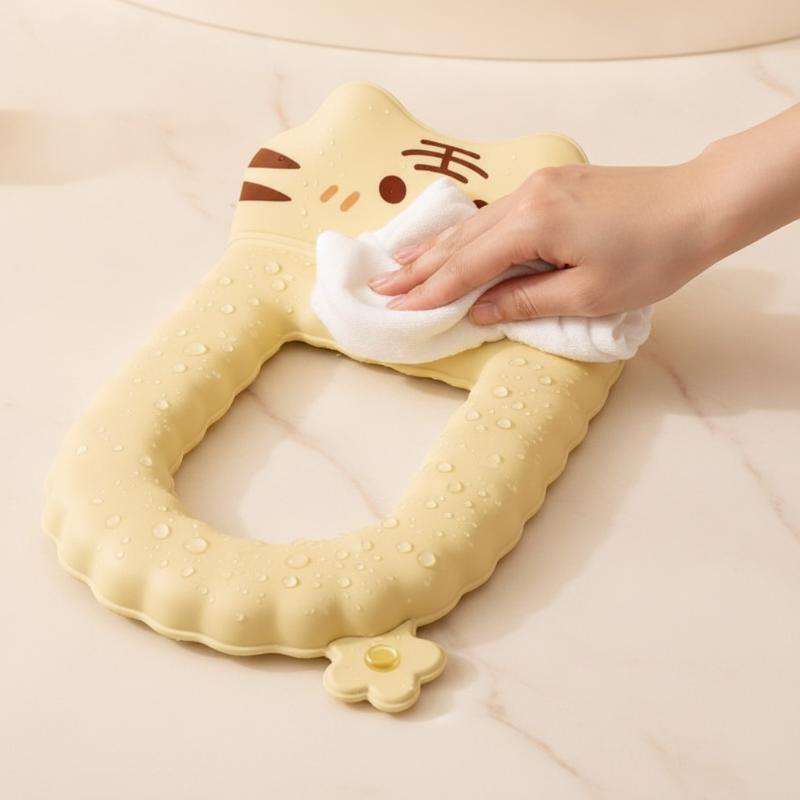 Cartoon Eva Soft Warm Washable Toilet Seat Cover With Backrest Aromatherapy Pod For Bathroom Great Finds For The Home