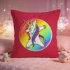 Fantasy Magical Unicorn Cushion Cover Premium Comfort Reversible Pillow Cove Two in One Design for Any Room  Car Interior