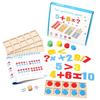Montessori Digital Card Ten-grid Array Game Math Toys Wooden Addition Subtraction Teaching Aids Kids Education Logical Thinking