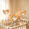 1/3Pcs Rustic Wooden Bird Sun Catcher  Prism Rainbow Window Hanging Suncatcher For Garden Home Decor Bird Lover Gift
