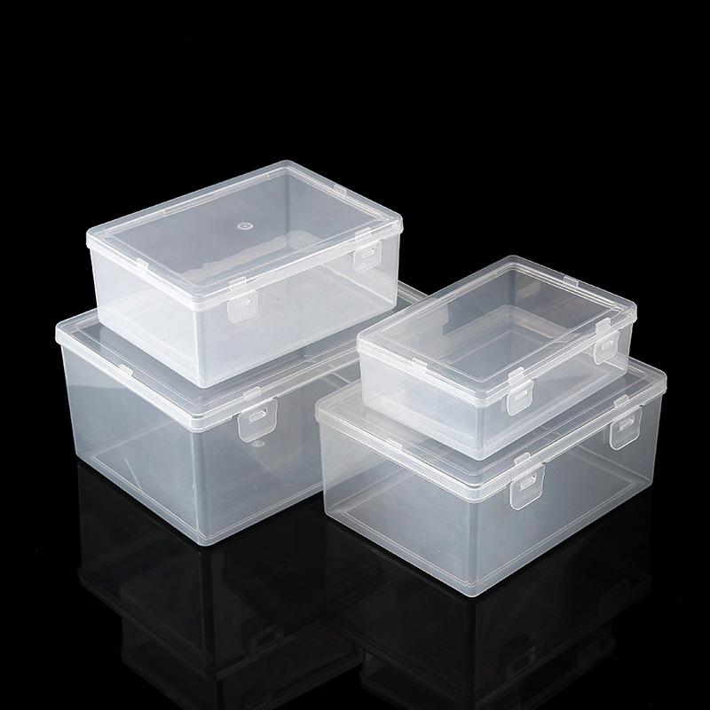 Rectangle Pp Transparent Plastic Box, Stationery Packaging Box, Electronic Components, Hardware Tools, Parts Box, Toy Storage Box