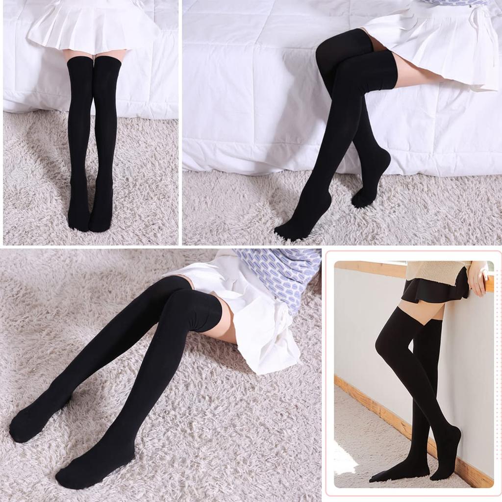 1 pair of compression socks with 120 on the sole of the long socks for smooth soft [MOOKISOO] knee-high anti-slip, 60cm, denier, anti-slip foot,